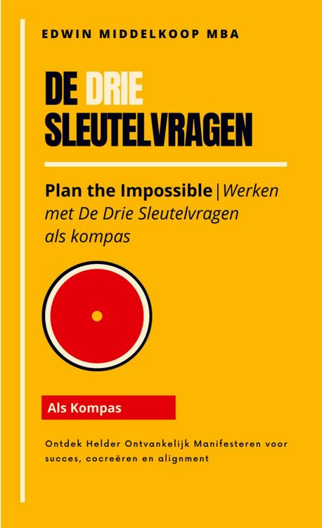 Produktbild: Middelkoop, M: Drie Sleutelvragen als kompas