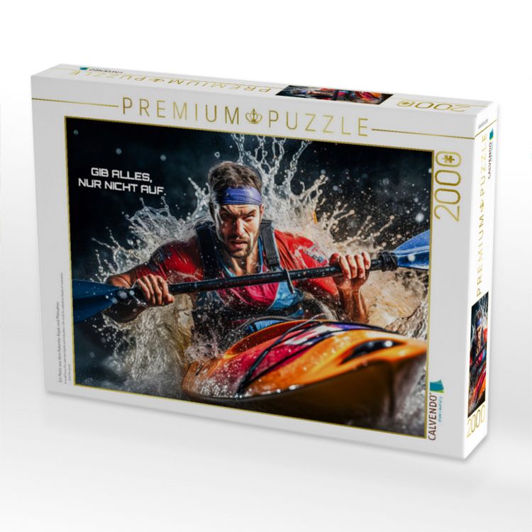 Produktbild: CALVENDO Puzzle Ein Motiv aus dem Kalender Kajak und Motivation | 2000 Teile Lege-Gr&ouml;&szlig;e 90x67cm Foto-Puzzle f&uuml;r gl&uuml;ckliche Stunden