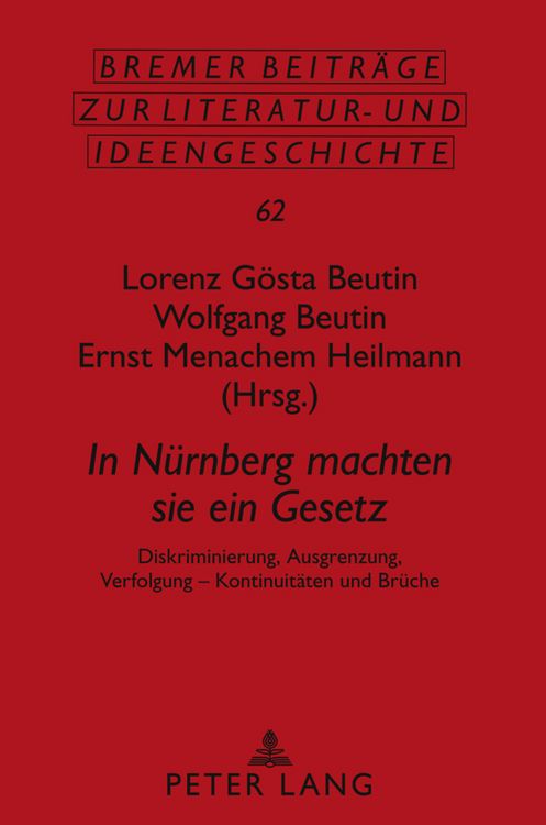 Produktbild: In Nuernberg machten sie ein Gesetz