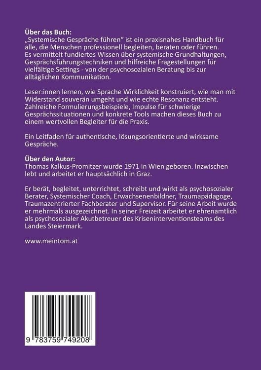 Produktbild: Systemische Gespr&auml;che f&uuml;hren