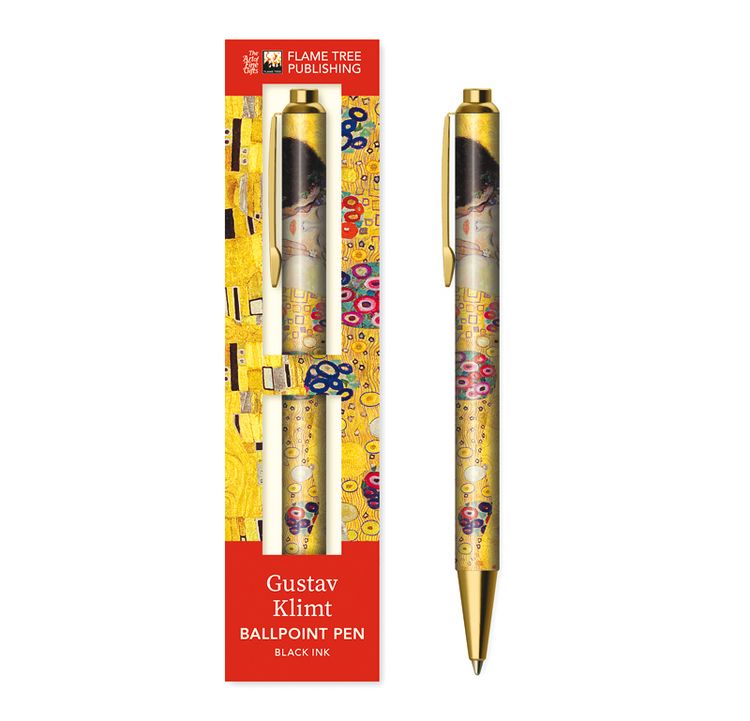 Produktbild: Premium Kugelschreiber: Gustav Klimt, Der Kuss