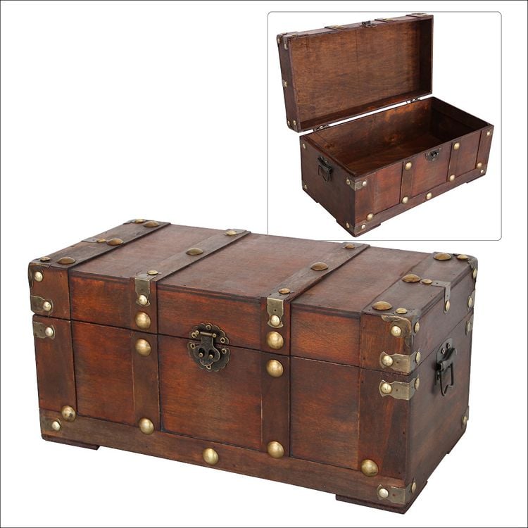 Schatzkiste Holz, Dover, klein kaufen