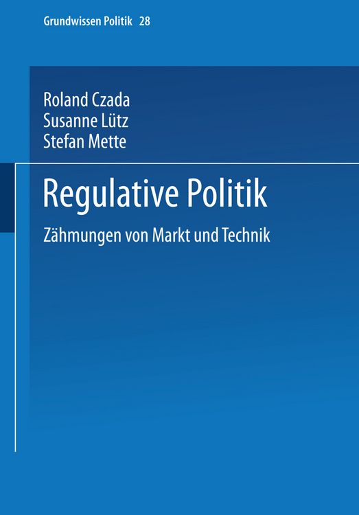 Produktbild: Regulative Politik