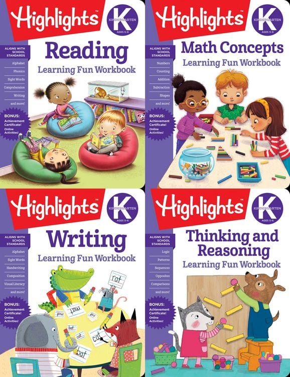 Produktbild: Highlights Kindergarten Learning Workbook Pack