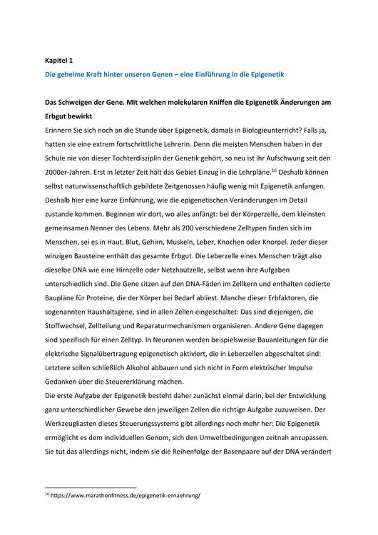 Produktbild: Verj&uuml;nge deine Gene!