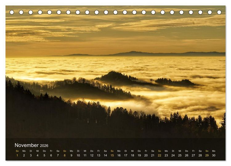 Produktbild: Faszination Schwarzwald (Tischkalender 2026 DIN A5 quer), CALVENDO Monatskalender