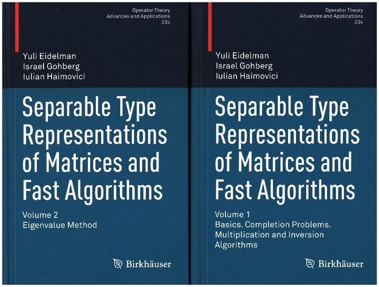 Produktbild: Separable Type Representations of Matrices and Fast Algorithms