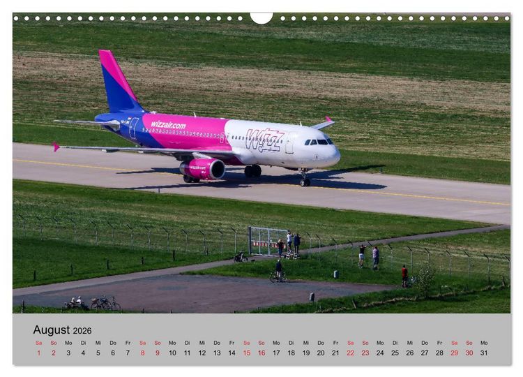 Produktbild: Welt der Flugzeuge - Faszination Luftfahrt 2026 (Wandkalender 2026 DIN A3 quer), CALVENDO Monatskalender