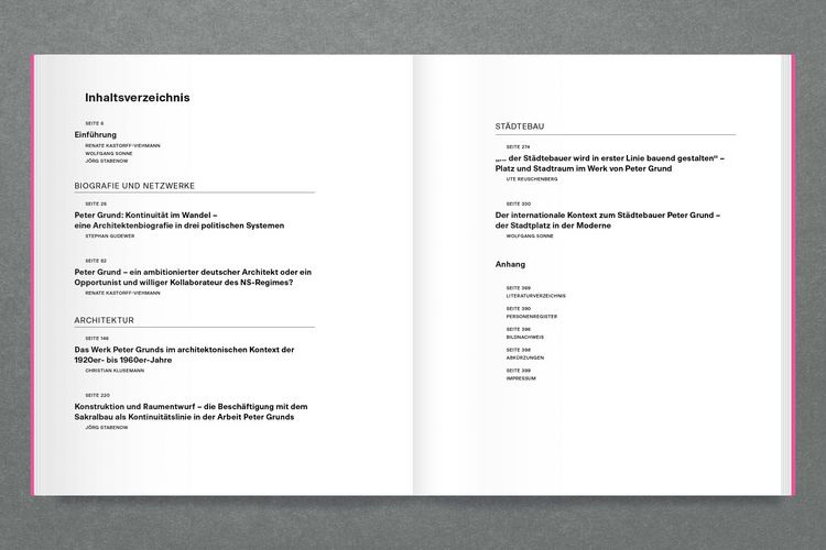 Produktbild: Der Architekt Peter Grund und die Tradition in der Moderne