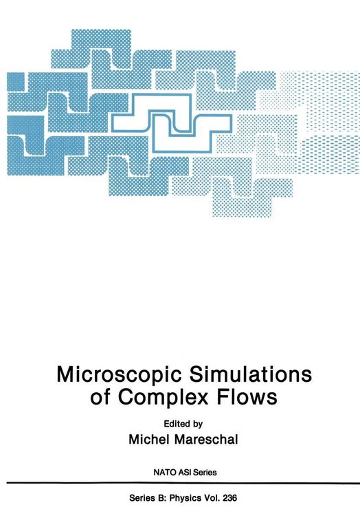 Produktbild: Microscopic Simulations of Complex Flows