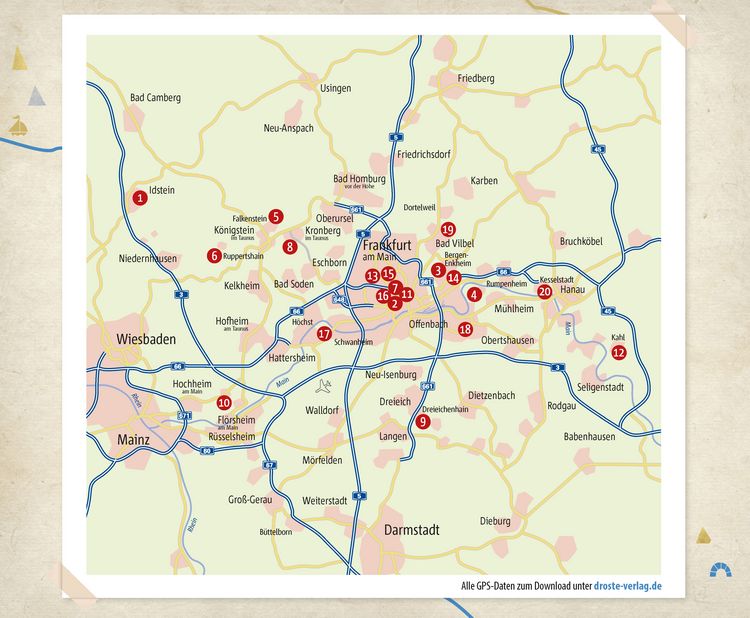 Produktbild: In und um Frankfurt. Wandern f&uuml;r die Seele