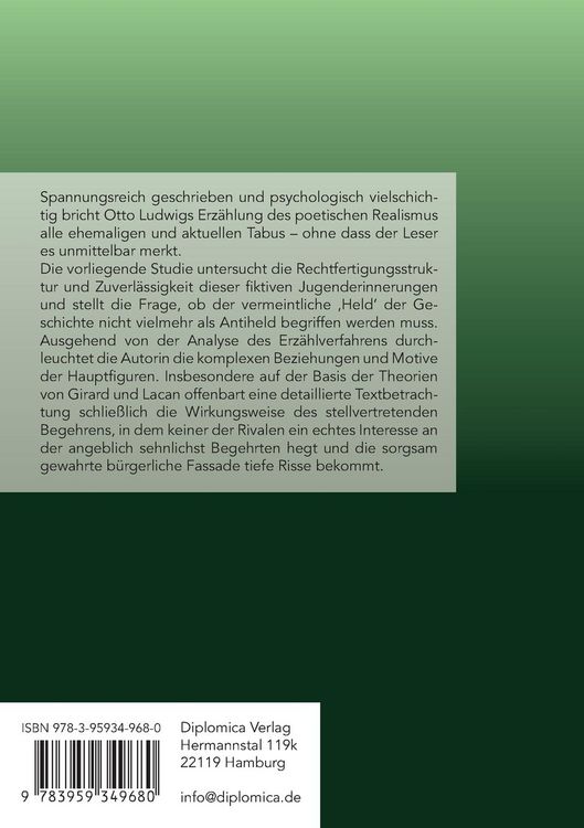 Produktbild: Heimliche Lust. Verborgene Tabubr&uuml;che in Otto Ludwigs Erz&auml;hlung "Zwischen Himmel und Erde"