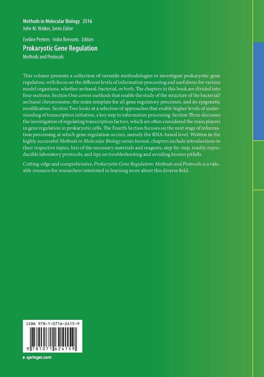 Produktbild: Prokaryotic Gene Regulation