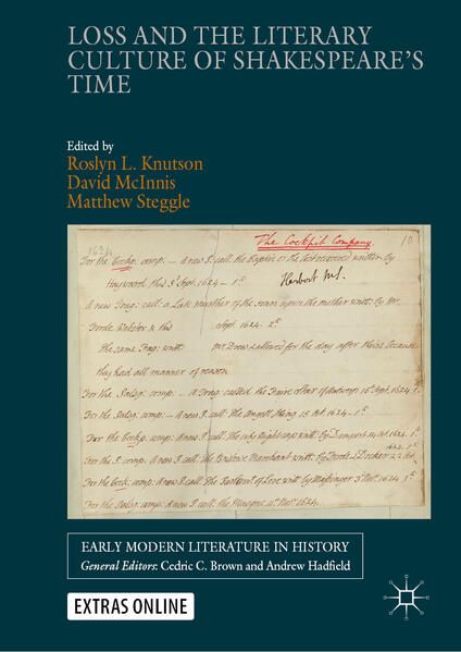 Produktbild: Loss and the Literary Culture of Shakespeare&rsquo;s Time