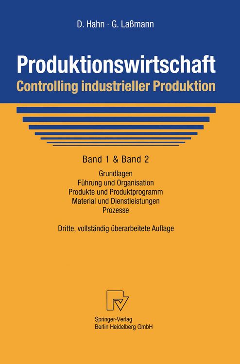 Produktbild: Produktionswirtschaft - Controlling industrieller Produktion