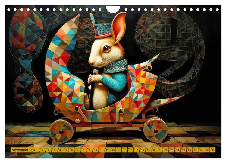 Produktbild: Zirkus Witzig und skurril (Wandkalender 2026 DIN A4 quer), CALVENDO Monatskalender