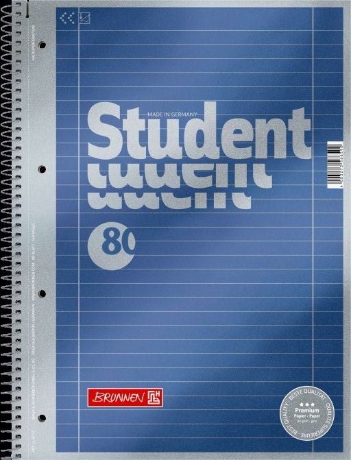 Produktbild: Brunnen Collegeblock Premium Student A4 liniert