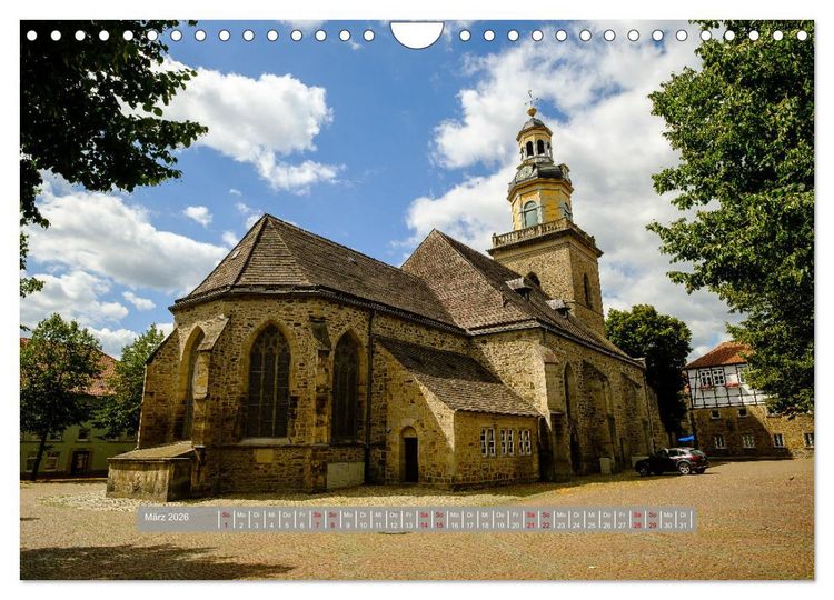Produktbild: Ein Blick auf Rinteln (Wandkalender 2026 DIN A4 quer), CALVENDO Monatskalender