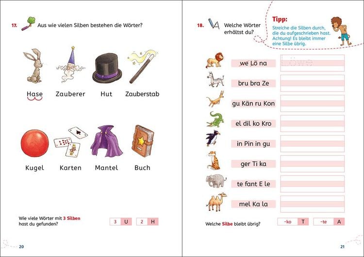 Produktbild: Lesel&ouml;wen Lernhilfen - Lesen lernen - 1. Klasse