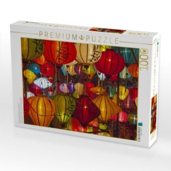 Produktbild: CALVENDO Puzzle Stimmungsvolle Laternen in Vietnam | 1000 Teile Lege-Gr&ouml;&szlig;e 64x48cm Foto-Puzzle f&uuml;r gl&uuml;ckliche Stunden
