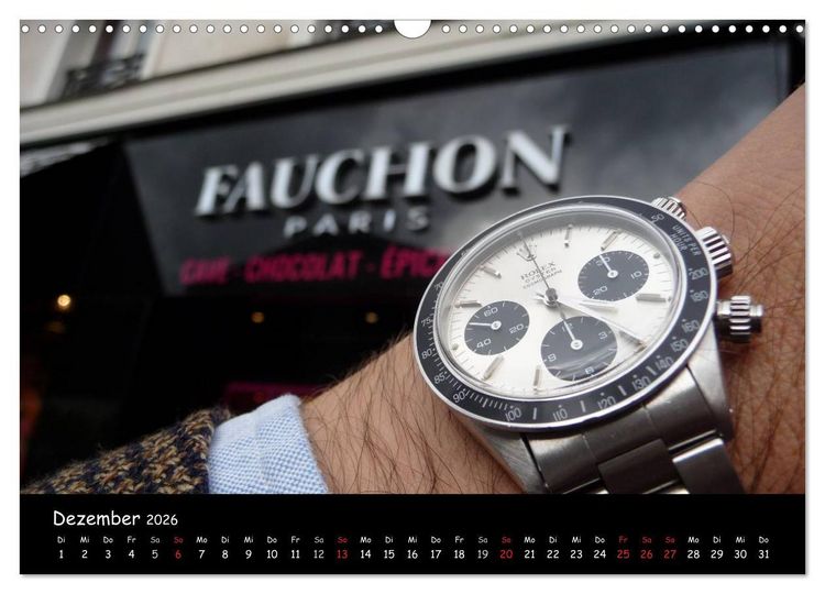 Produktbild: Watch Wristshots Worldwide (Wandkalender 2026 DIN A3 quer), CALVENDO Monatskalender