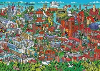 Produktbild: Puzzle Premium Plus 1000 Jubil&auml;um - Danzig, Gdynia, Sopot