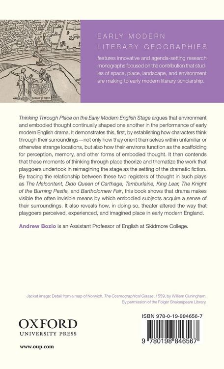 Produktbild: Thinking Through Place on the Early Modern English Stage