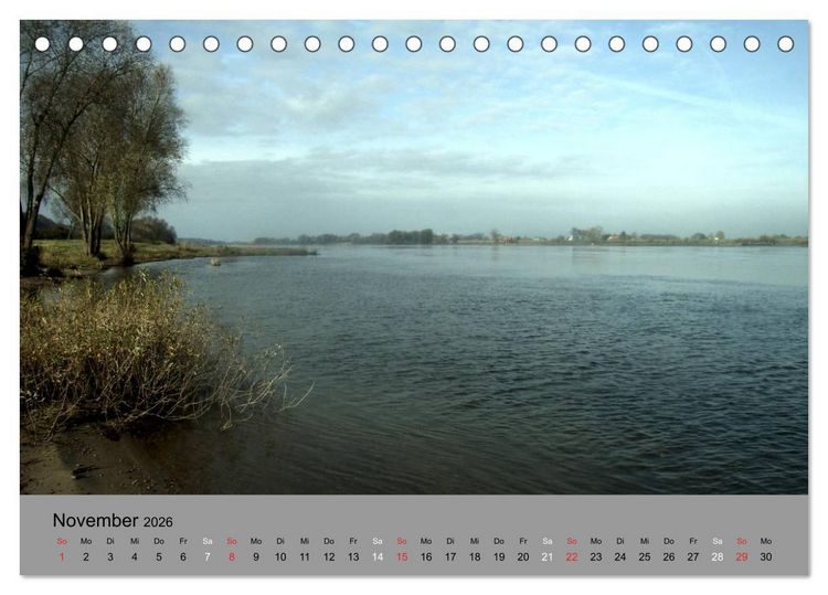 Produktbild: Hitzacker - Impressionen zwischen Elbe und Jeetzel (Tischkalender 2026 DIN A5 quer), CALVENDO Monatskalender