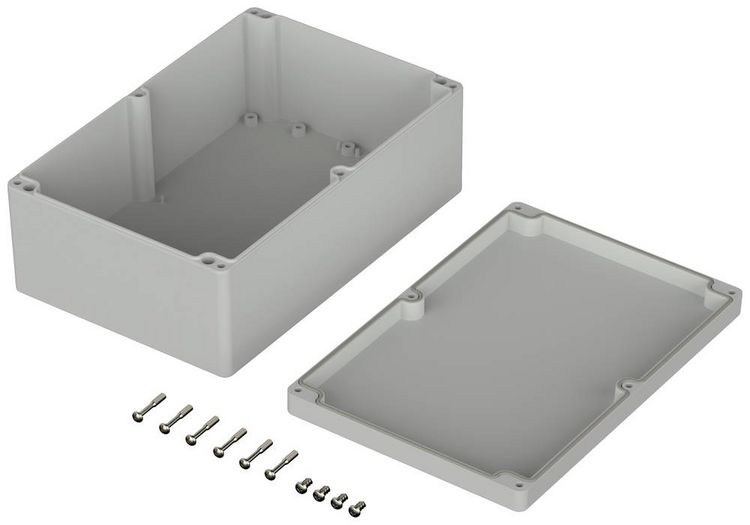 Produktbild: Bopla EUROMAS T 2401 03240200 Industrie-Geh&auml;use 240 x 160 x 90 ABS Lichtgrau (RAL 7035) 1 St.