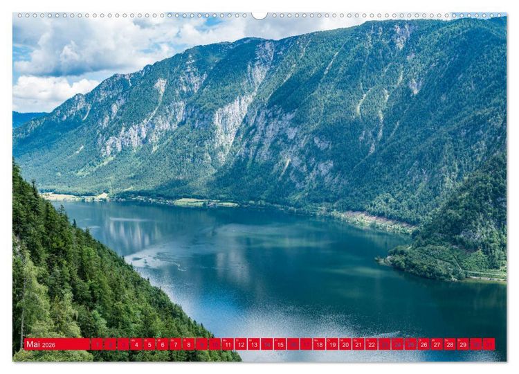 Produktbild: Hallstatt Impressionen (hochwertiger Premium Wandkalender 2026 DIN A2 quer), Kunstdruck in Hochglanz