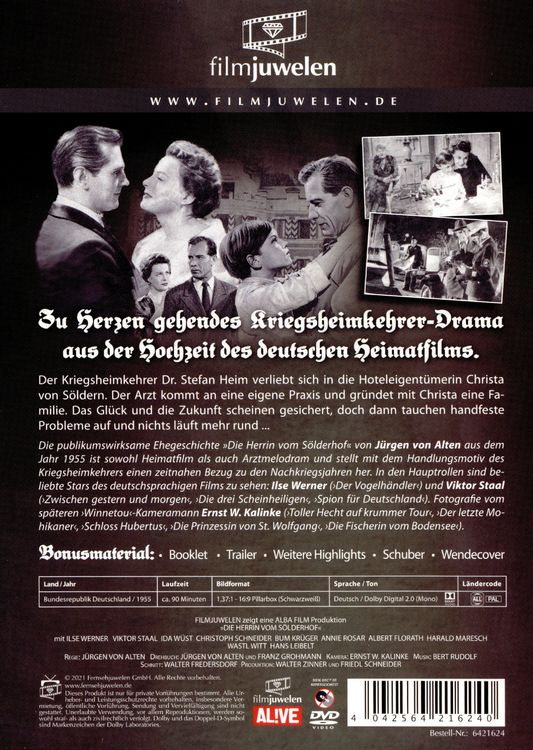 Produktbild: Die Herrin vom S&ouml;lderhof (Die verlorenen Jahre) (Filmjuwelen)