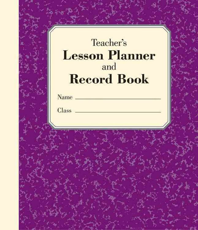 Produktbild: Teacher's Lesson Planner and Record Book