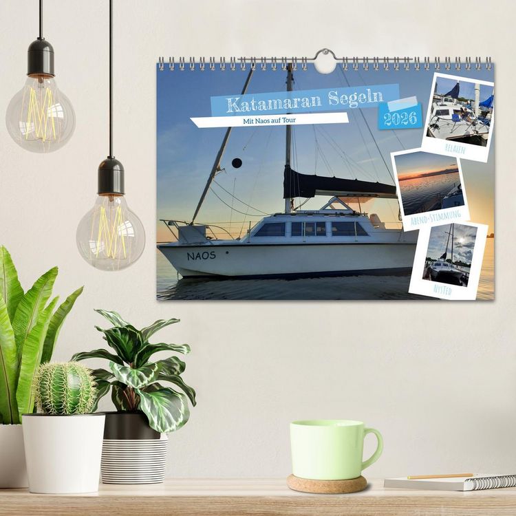 Produktbild: Katamaran Segeln - Mit Naos auf Tour (Wandkalender 2026 DIN A4 quer), CALVENDO Monatskalender