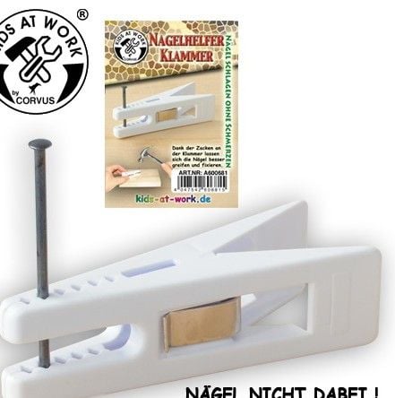 Produktbild: Corvus A600681 - Nagelhelfer Klammer, 1 St&uuml;ck, Kids at Work