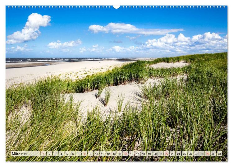 Produktbild: NORDERNEY Bezaubernde Nordseeinsel (hochwertiger Premium Wandkalender 2026 DIN A2 quer), Kunstdruck in Hochglanz
