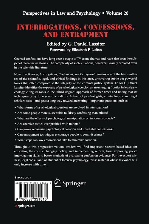 Produktbild: Interrogations, Confessions, and Entrapment