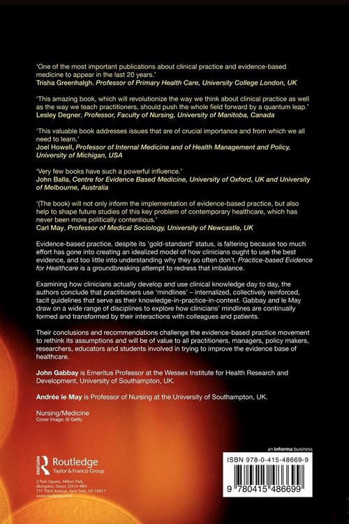 Produktbild: Practice-based Evidence for Healthcare