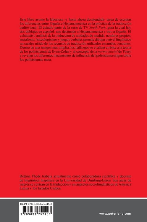Produktbild: La traducci&oacute;n audiovisual y el polimorfismo del espa&ntilde;ol