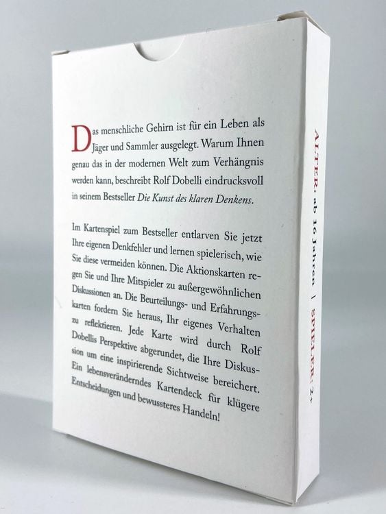 Produktbild: Die Kunst des klaren Denkens (Spiel)