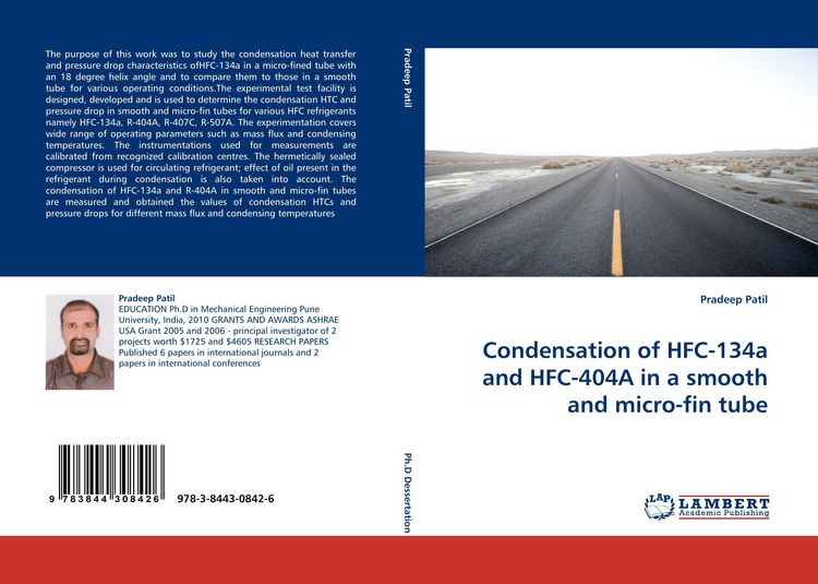 Produktbild: Condensation of HFC-134a and HFC-404A in a smooth and micro-fin tube