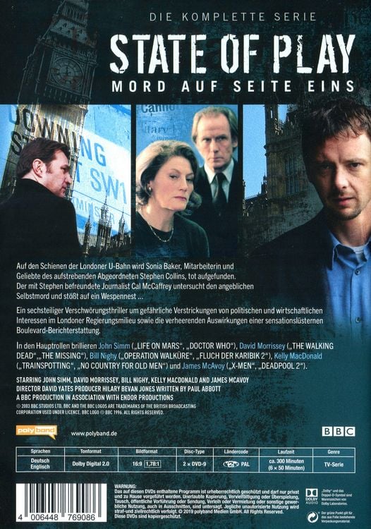 Produktbild: State of Play - Mord auf Seite eins [2 DVDs]