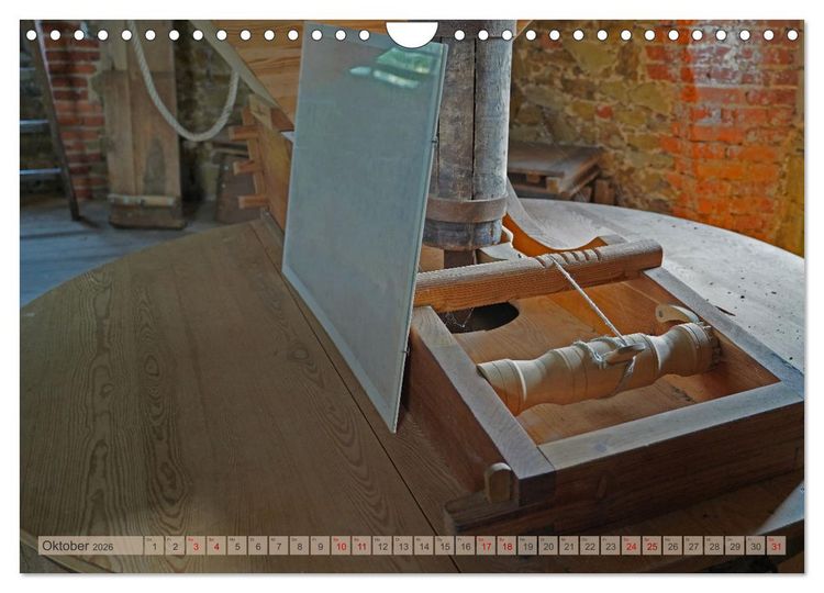 Produktbild: Faszination Wall-Holl&auml;nder Greftm&uuml;hle in Nordhemmern (Wandkalender 2026 DIN A4 quer), CALVENDO Monatskalender