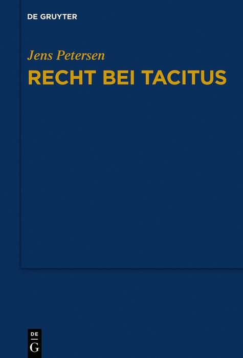 Produktbild: Recht bei Tacitus