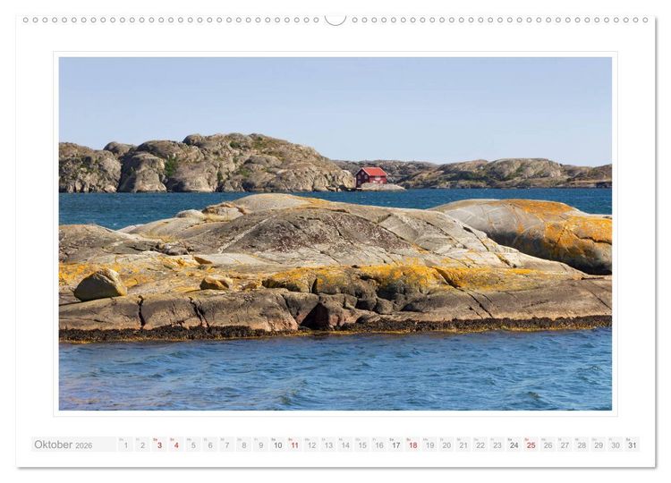 Produktbild: Bohusl&auml;n. Sk&auml;rhamn - R&ouml;nn&auml;ng - Marstrand (Wandkalender 2026 DIN A2 quer), CALVENDO Monatskalender