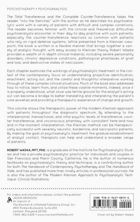 Produktbild: Total Transference and the Complete Counter-Transference