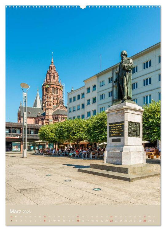 Produktbild: Mainz - Ein Portr&auml;t (hochwertiger Premium Wandkalender 2026 DIN A2 hoch), Kunstdruck in Hochglanz