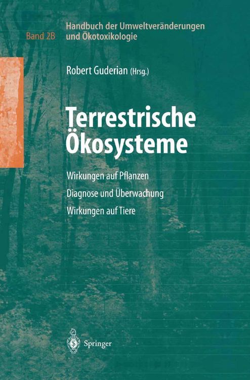 Produktbild: Handbuch der Umweltver&auml;nderungen und &Ouml;kotoxikologie