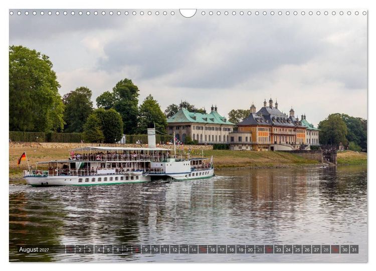 Produktbild: Dresden, ein Jahr an der Elbe (Wandkalender 2027 DIN A3 quer), CALVENDO Monatskalender