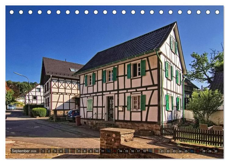 Produktbild: Stadtansichten Overath - Die charmante Stadt an Agger und S&uuml;lz (Tischkalender 2026 DIN A5 quer), CALVENDO Monatskalender