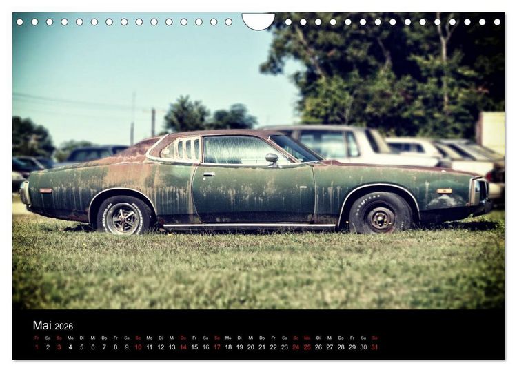 Produktbild: Roadside USA - Die guten Jahre sind vorbei (Wandkalender 2026 DIN A4 quer), CALVENDO Monatskalender